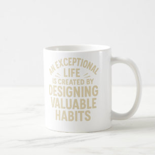 Caneca De Café Uma Vida Excepcional