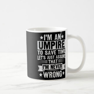 Caneca De Café Umpire Funny Sketll Design For An Umpire 