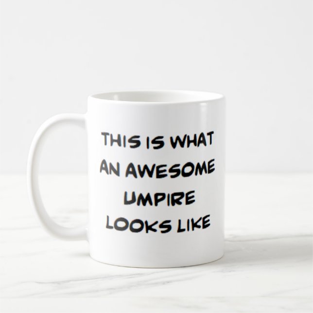 Caneca De Café umpire, incrível (Esquerda)