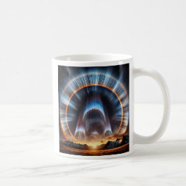 Caneca De Café Un anneau de lumière stellaire s'élève.