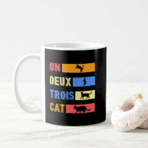 Caneca De Café Un Deux Trois Cat