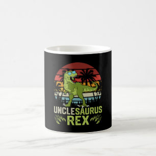 Caneca De Café Unclesarurus Rex Design de Dinossauro Legal