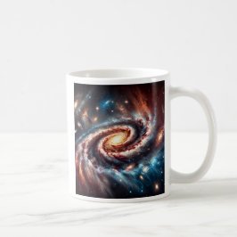 Caneca De Café Une galaxie en spirale au fin fond de l'univers.
