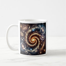 Caneca De Café Une galaxie en spirale emporte votre regard.