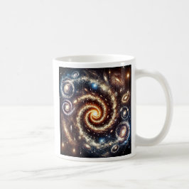 Caneca De Café Une galaxie en spirale emporte votre regard.