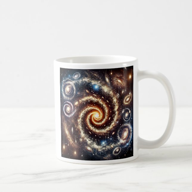 Caneca De Café Une galaxie en spirale emporte votre regard. (Direita)