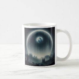 Caneca De Café Une planète entouré d'un halo lumineux.