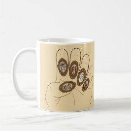 Caneca De Café Unhas de Família