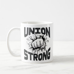 Caneca De Café União Forte - Trabalhador da União Qualificado no 