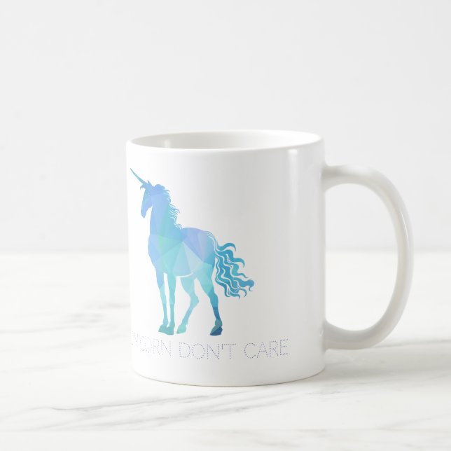 Caneca De Café Unicorn com texto alterável (Direita)