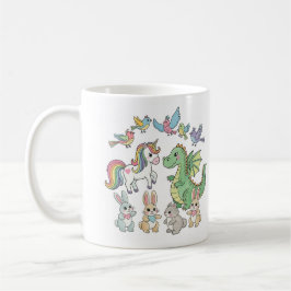 Caneca De Café Unicorn & Dragon Kids Mug