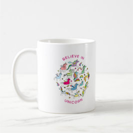 Caneca De Café Unicorn Magic Kawaii