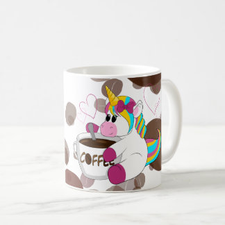 Caneca De Café Unicorn with Coffee