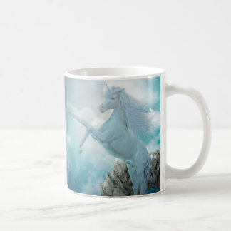 Caneca De Café unicórnio azul