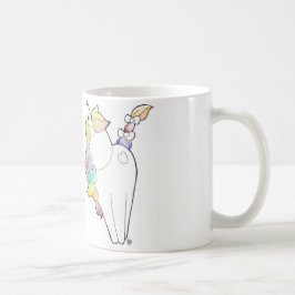 Caneca De Café Unicórnio do arco-íris