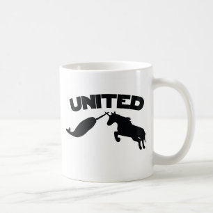 Caneca De Café Unicórnio e Narwhal