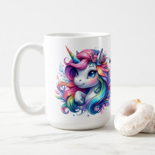 Caneca De Café Unicórnio Fofo