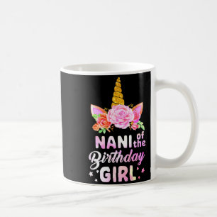 Caneca De Café Unicórnio fofo nani da menina aniversariante engra