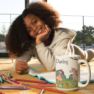 Caneca De Café Unicórnio mágico