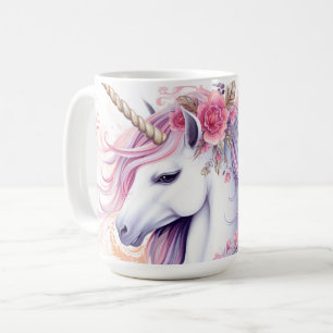 Caneca De Café Unicórnio Mágico Fofo