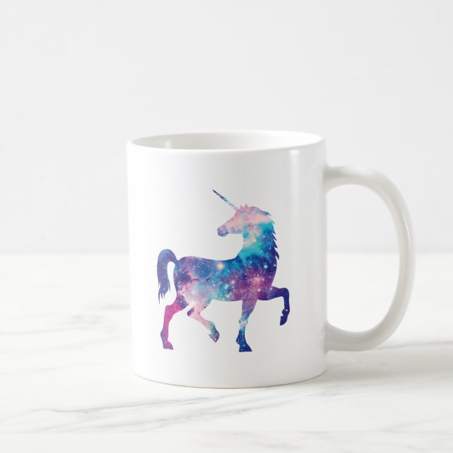 Caneca De Café Unicórnio mágico Sparkly (Direita)