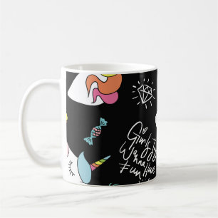 Caneca De Café Unicórnio, morango, abacaxi, desenhos de sorvete