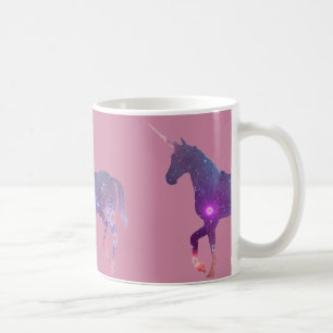 Caneca De Café unicórnio roxo