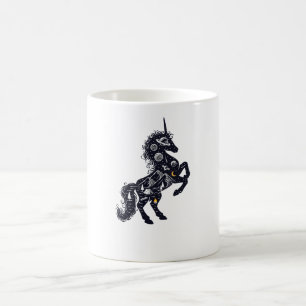 Caneca De Café unicórnios e o universo
