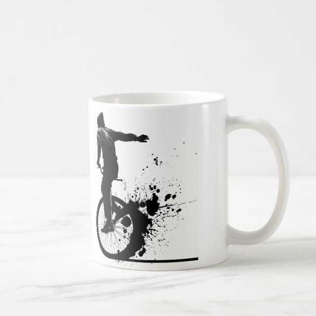 Caneca De Café Unicycle urbano (Direita)