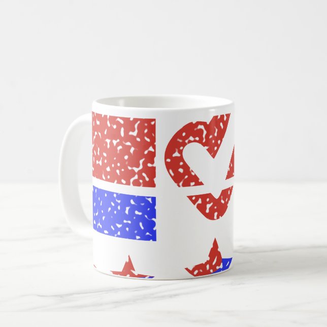 Caneca De Café Unidade da Urna Eleitoral (Frente Esquerda)