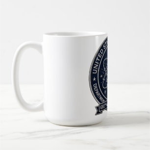 Caneca De Café Unidade de Combate de Alien Cinza