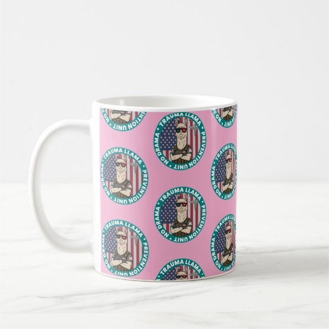 Caneca De Café Unidade de Prevenção de Trauma Llama (Esquerda)