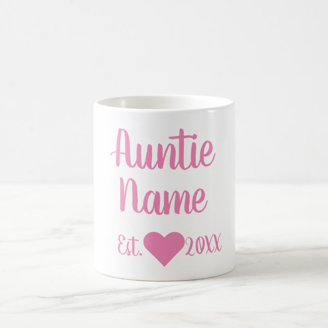 Caneca De Café Unidade Personalizada de Mug Rosa Estabelecida (Centro)