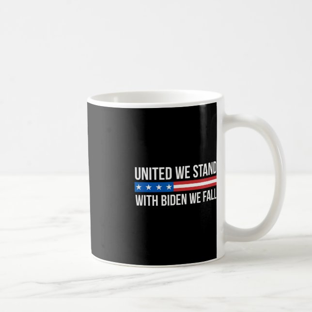 Caneca De Café Unidos - Com Biden, Cairemos - (Direita)
