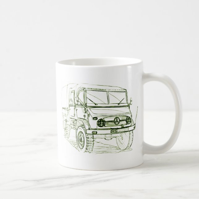 Caneca De Café Unimog 401 Doka (Direita)