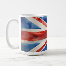 caneca de café union jack