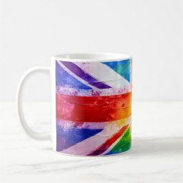 Caneca De Café Union Jack Rainbow Mug