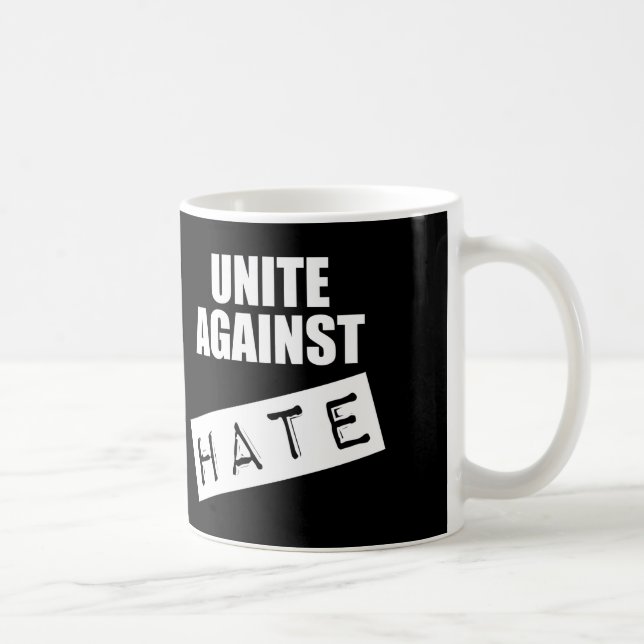 Caneca De Café Unir contra o ódio (Direita)