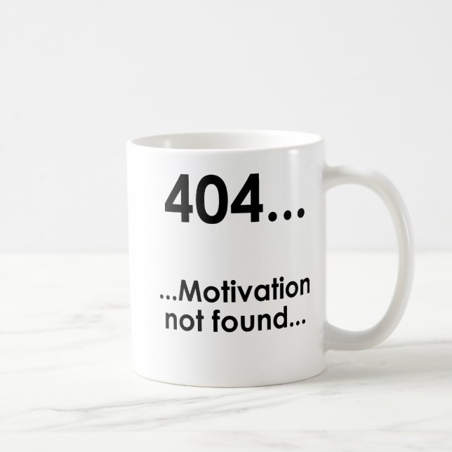 Caneca De Café Unispruch "Error404" Geschenk, Studenten (Direita)