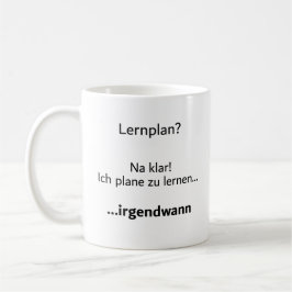 Caneca De Café Unispruch "Lehrplan?" Student Geschenk, Studenten