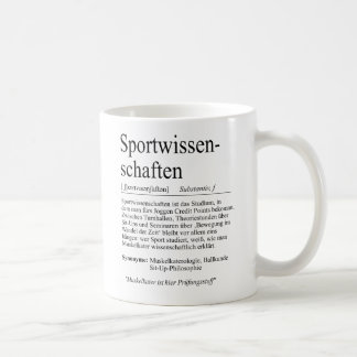 Caneca De Café Unispruch "Sportwissenschaften" Studenten