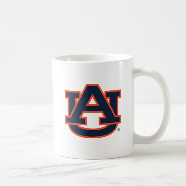 Caneca De Café Universidade Auburn | Logotipo UA Auburn (Direita)
