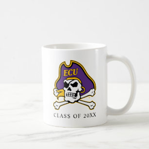 Caneca De Café Universidade da Carolina do Leste Piratas ECU