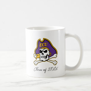 Caneca De Café Universidade da Carolina do Leste   Piratas ECU