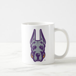 Caneca De Café Universidade de Albany Great Dane Mascot Head