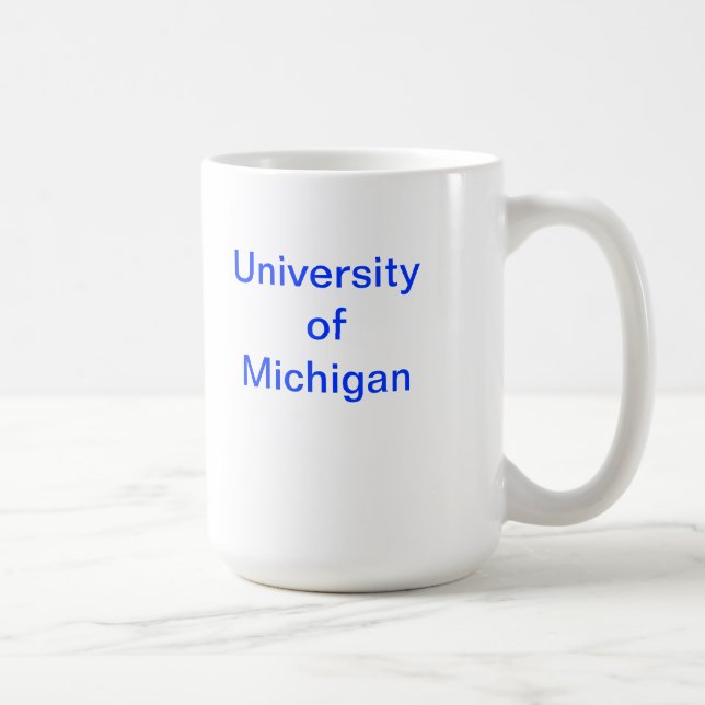 Caneca De Café Universidade de Michigan (Direita)