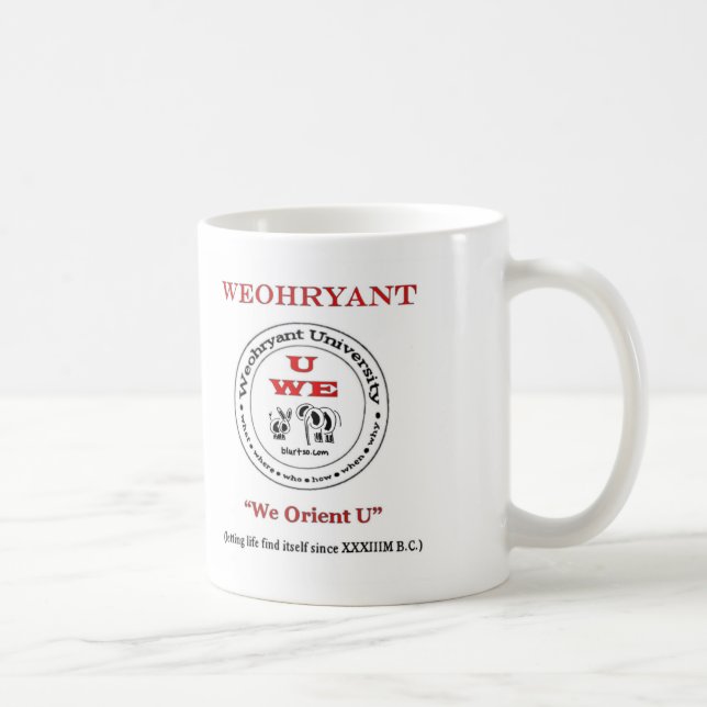 Caneca De Café Universidade de Weohryant (Direita)