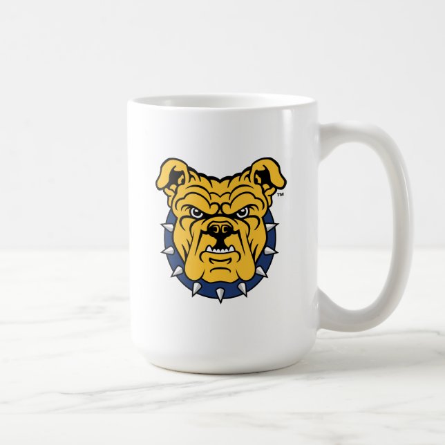 Caneca De Café Universidade Estadual da NCA&T | Rosto de Buldogue (Direita)