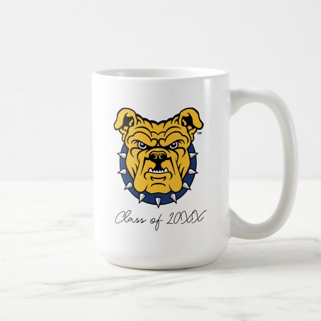 Caneca De Café Universidade Estadual da NCA&T | Rosto de Buldogue (Direita)