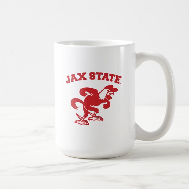 Caneca De Café Universidade Estadual de Jacksonville JAX State Ga (Direita)